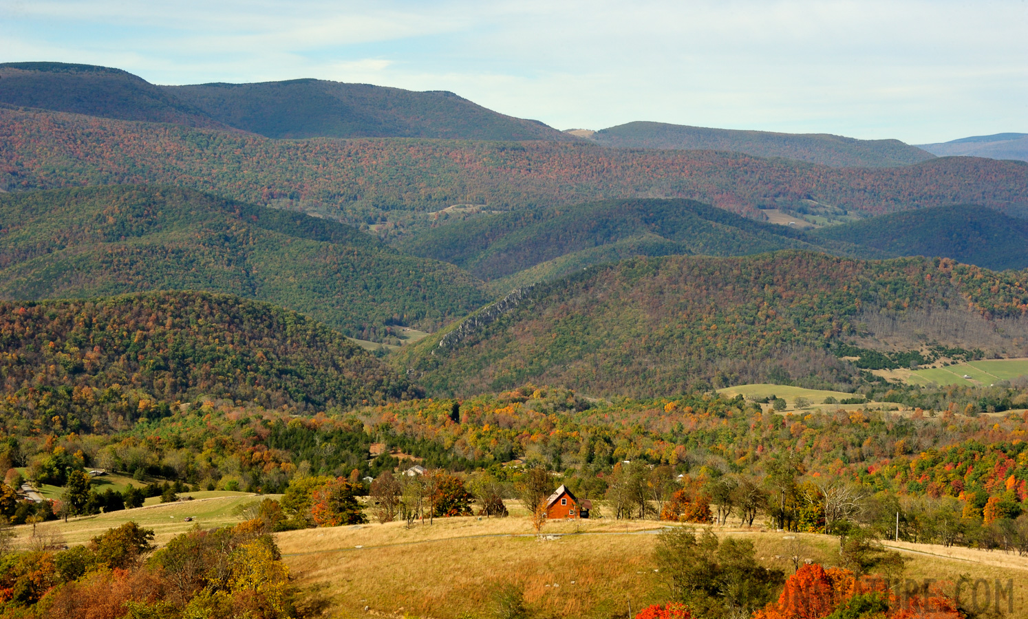 Entlang des Blue Ridge Parkway [72 mm, 1/80 Sek. bei f / 22, ISO 400]